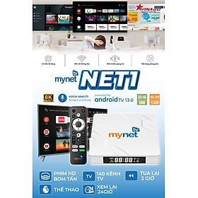 Box Mytv Net (2021) - Ram 4G/32G (Android 10) - Hàng Chính Hãng - Truyền Hình OTT miễn phí 12 tháng - Tích Hợp Tìm Kiếm Giọng Nói