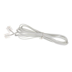 RJ11 Telephone Modem Cable Male to Male Phone Cord Lead 3Meters/10ft