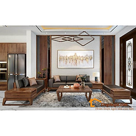Mua - Ngắm Nhìn Mẫu Sofa Gỗ Mới Nhất Tại Lê Gia SG241 Đệm Phẳng
