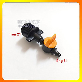 Mua Van chuyển ren ngoài 21 ra ống tưới 6mm