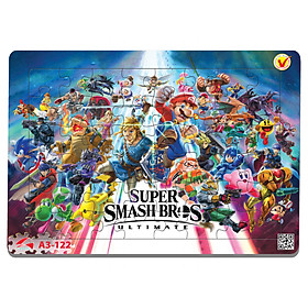 Xếp hình Tia Sáng Super Smash Bros 48 Mảnh Ghép - Tặng kèm câu đố mặt sau