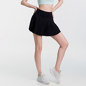 Chân Váy Thể Thao Hibi Sports SK001 New, Kiểu Xếp Ly Basic, Chất Vải Xi Cao Cấp