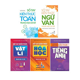 Hình ảnh Sách: Combo 5 Cuốn Sổ Tay Kiến Thức Trung Học Cơ sở