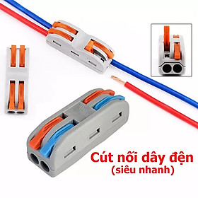 Đầu nối dây điện Domino - Thiết kế chắc chắn, an toàn, nối dây siêu nhanh