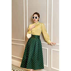 Áo Sơ Mi Nữ Công Sở Dài Tay MY WAY Organza Thanh Lịch 2MA0746