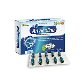 ANVICOLINE- Hỗ Trợ Tăng Cường Tuần Hoàn Não và Giảm Nguy Cơ Thiếu Máu Não