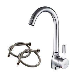 Mua Vòi rửa chén nóng lạnh tặng kèm dây cấp
