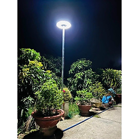 Đèn Pha Sân Vườn Năng Lượng Mặt Trời 800W UFO-L800 Jindian Đèn Led Cảm Biến Ánh Sáng, Chống Nước IP65