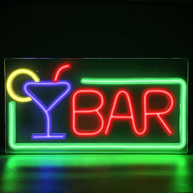 1PC neon led bar neon bar thư tường giáo viên đèn neon usb xinh