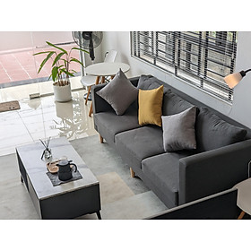 Mua Sofa băng bọc nhung hiện đại phù hợp phòng khách  chung cư  phòng làm việc Tundo (nhiều màu lựa chọn)