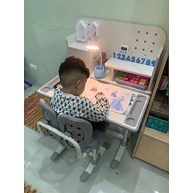 Mua Bộ bàn ghế học sinh thông minh chống gù chống cận cho học sinh tiểu học HTDkids A16