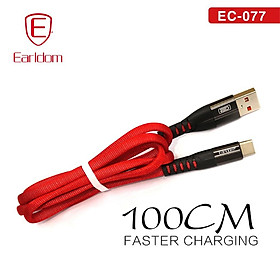 Mua Cáp sạc nhanh 3A dây dù hai màu EARLDOM EC-077 - Hàng chính hãng