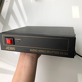 Mua Bộ chia AV 1-4 JMA  Bộ Chia Ra 4 Cổng Av Audio Video Rca 4 Vào 1 Simba