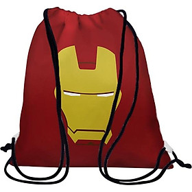 Balo Dây Rút Unisex In Hình Chân Dung Iron Man - BDFF189
