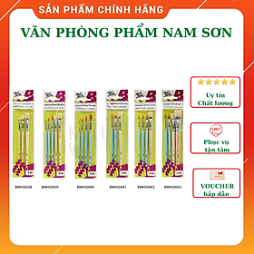 Hình ảnh Review Bộ cọ vẽ học sinh Mont Marte