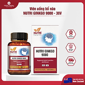 Viên Uống Bổ Não Nhập Khẩu Chính Hãng New Zealand Nutri Ginkgo 9000 (30 Viên)