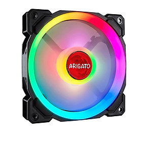 Quạt Tản Nhiệt Fan Case Led 12cm - Arigato AR101B - Hàng nhập khẩu