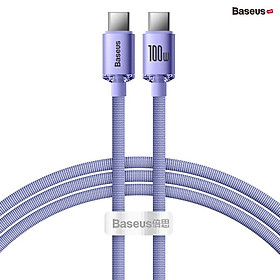 Cáp Sạc Nhanh C to C Baseus Crystal Shine Series Data - Hàng Nhập Khẩu