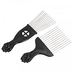 Bộ 2 Lược Tạo Kiểu Tóc Black Fist