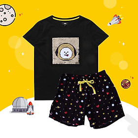 BT21 x HUNT Spangle Pajama Set Chimmy HILO91101T