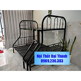 Mua Giường sắt lệch tầng GIÁ RẺ nhiều kích thước từ 0.8-1m8 dài 2m