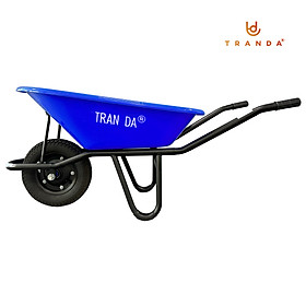 Mua Xe rùa Trần Đà thùng nhựa xanh dương KE  hiệu TranDa  sườn ống phi 34 dày 1.5mm sơn tĩnh điện