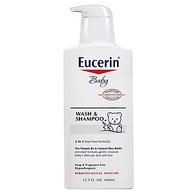 Sữa Tắm Gội Cho Bé Eucerin Baby Wash & Shampoo (400ml)