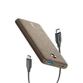 Pin Sạc Dự Phòng Tích Hợp Cổng USB Type-C In/Out Hỗ Trợ Power Delivery PD 18W Anker PowerCore III Sense 10K 10000 mAh - A1231 - Hàng Chính Hãng
