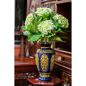 Mua Bình Bông  Lọ Hoa Gốm Sứ Bát Tràng Cao Cấp Sen cổ Trang Trí Decor