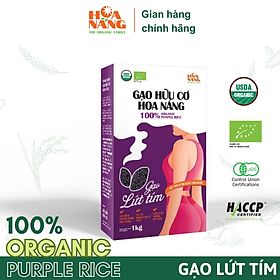 GẠO LỨT TÍM HỮU CƠ HOA NẮNG - Gạo lứt ăn kiêng, giảm cân