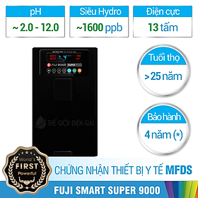 Mua Máy lọc nước ion kiềm Fuji Smart Super 9000 công suất lớn  siêu Hydro - Hàng chính hãng