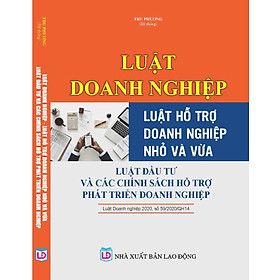 Luật Doanh nghiệp – Luật Hỗ trợ doanh nghiệp nhỏ và vừa – Luật Đầu tư và các chính sách  hỗ trợ phát triển doanh nghiệp