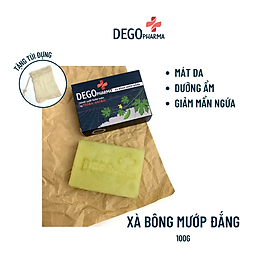 Xà bông thiên nhiên mướp đắng DEGO PHARMA 100G - Tẩy Tế Bào Chết & Trắng Sáng Tự Nhiên