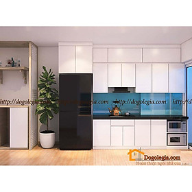 Mua Mẫu Tủ Bếp Gỗ Màu Trắng Đẹp Tinh Khôi LG-TB082