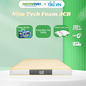 Mua Nệm Tech Foam ACB Êm Ái   Đàn Hồi Tốt  Đủ Kich Thước