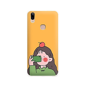 Ốp lưng dẻo cho điện thoại Vivo V9 - Y85 - 01113 7899 GIRL01 - in hình chibi dễ thương - Hàng Chính Hãng