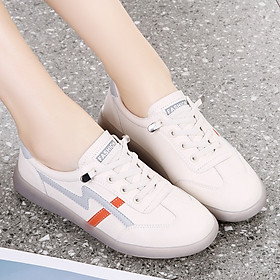 Giày thể thao nữ đế êm nhẹ, thoáng khí đế cao su đúc, chống trơn trượt hạn chế mòn  – GNU2097 - 39 - Xám