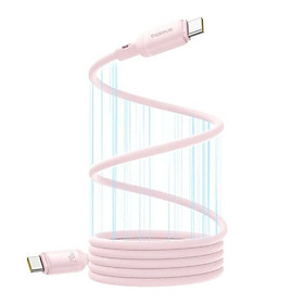 Mua Cáp Sạc Nhanh Nam Châm Chống Rối Baseus PicoGo Magnetic Liquid Silicone C to C 240W (480Mbps)_ Hàng Chính Hãng