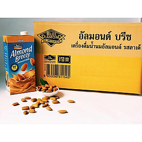 Thùng Sữa hạt hạnh nhân ALMOND BREEZE LATTE 946ml 12 Hộp