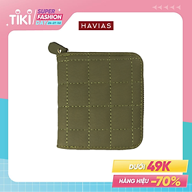 Ví gấp Zipped SQUARE 
