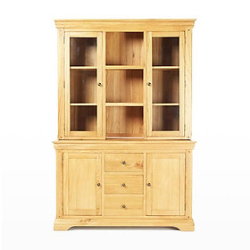 Mua Tủ Chén Cao Kính Victoria Gỗ Sồi IBIE