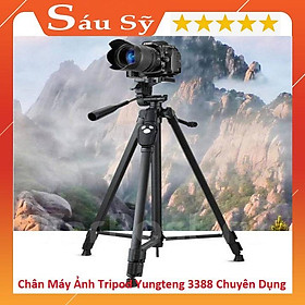 Chân Máy Ảnh Tripod YungFeng 3388, Giá Đỡ Kèm nút bấm Bluetooth Cao Cấp Chuyên Dùng ChO Điện Thoại Camera Model 2020