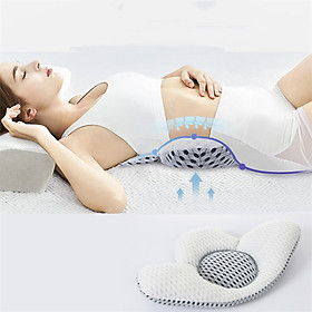 Mua Gối Hỗ Trợ Cột Sống/Thắt Lưng 3D Thoáng Khí Có Thể Điều Chỉnh