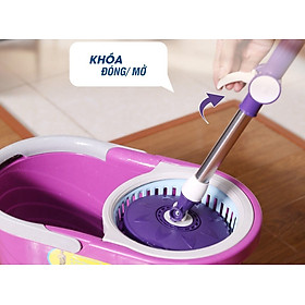 Mua Bộ Lau Nhà Thông Minh Tự Vắt 360 Độ  Chổi Lau Nhà Đa Năng Thông Minh Tự Vắt Xoay 360 Độ - Hàng Chính Hãng