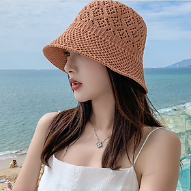 Mũ bucket nữ thời trang, nón vành nhỏ phong cách Hàn mới