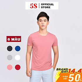 Áo Thun Nam 5S Cổ Tròn (ATSS199) Cao Cấp Trẻ Trung, Thoáng Mát N1