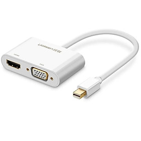 Mua Bộ chuyển đổi Mini DP sang HDMI/VGA màu trắng Ugreen 50289CM158 Hàng chính hãng