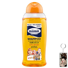 Dầu gội trẻ em Milmil Kids Hương mơ 500ml tặng kèm móc khóa