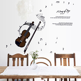 Mua Decal Dán Tường Đàn Violon Binbin PK170 (116 x 70 cm)
