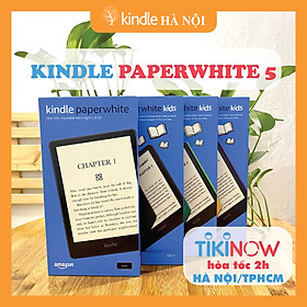 Máy đọc sách All New Kindle Paperwhite 5 (11th Gen) - Hàng chính hãng - 16GB-DENIM - HỎA TỐC 2H HÀ NỘI